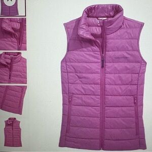 Vineyard Vines Fuchsia Quilted Puffer Vest